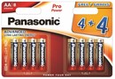 AA / LR6 Panasonic Pro Power batteri (8stk)